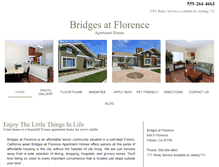 Tablet Screenshot of bridgesatflorence.com